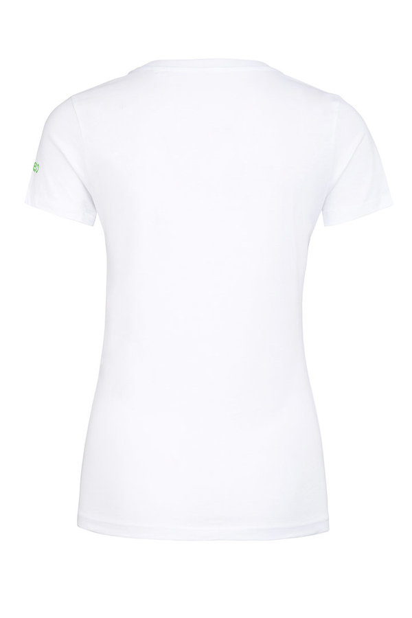 Bio Baumwoll T-Shirt Frauen Weiß 155g/m2